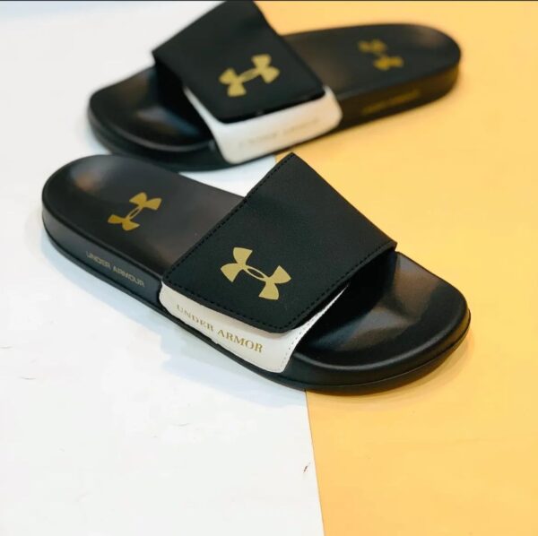 UNDER ARMORE BLACK SLIDS - Image 2