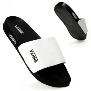 VAINS SLIDS WHITE-BLACK